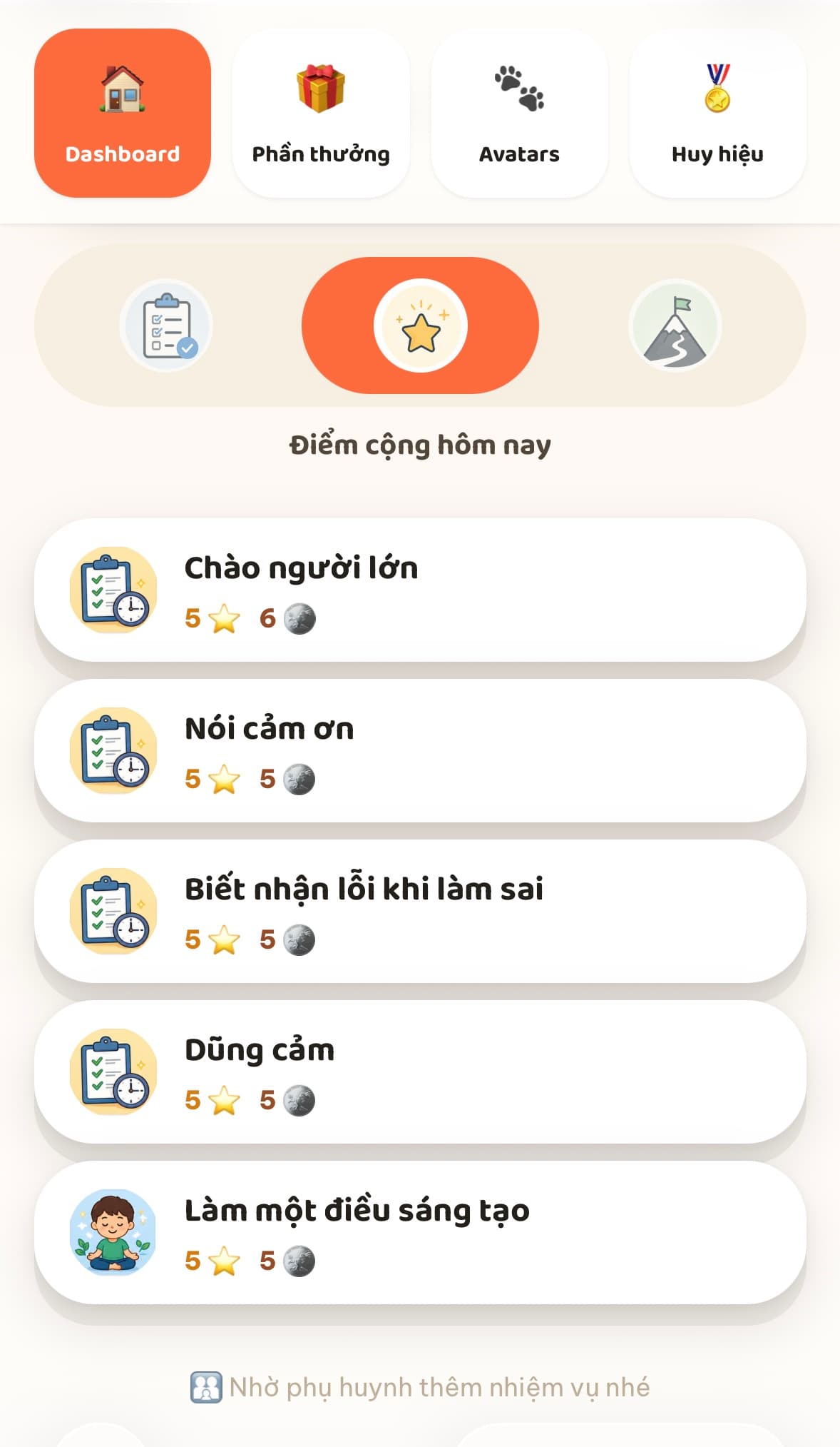 Điểm cộng hôm nay